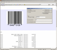 EAN8 barcode source code screenshot